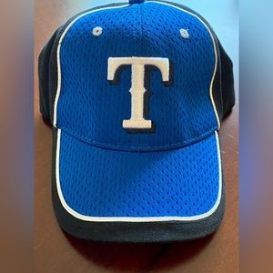 Fitted Texas Rangers vs Yankees 2003 Promotional Hat at The Ball Park - One Size